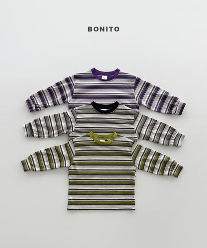 07.Track Stripe Ribbed T-Shirt