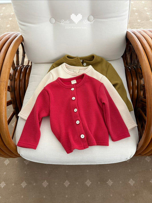 【PRE-ODER〆8.9(sun)】06.Alpha Ribbed Cardigan | lalaland