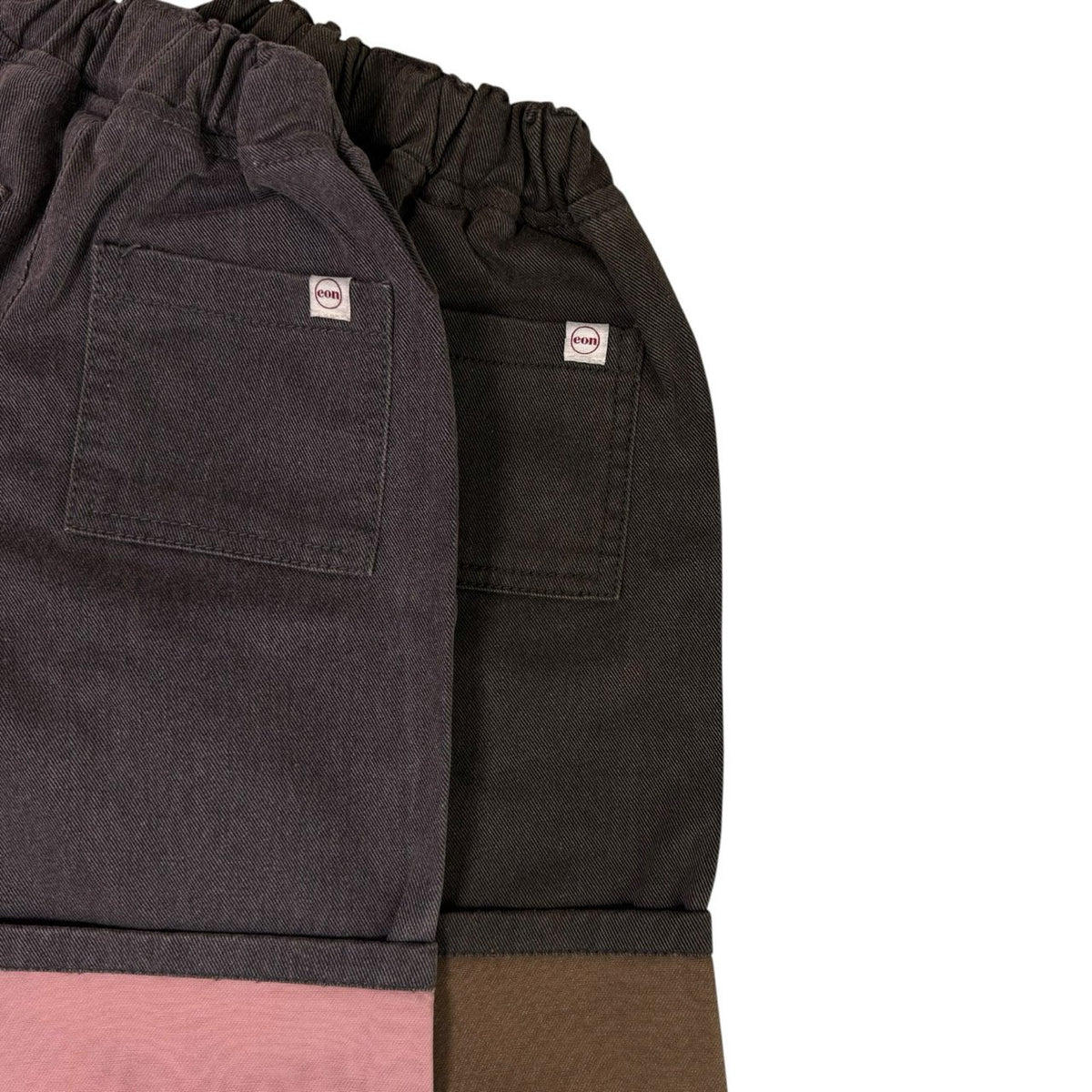 【秋のPRE-ODER 5%OFF】11.Tone-on-Tone Pigment Roll-Up Pants | CON
