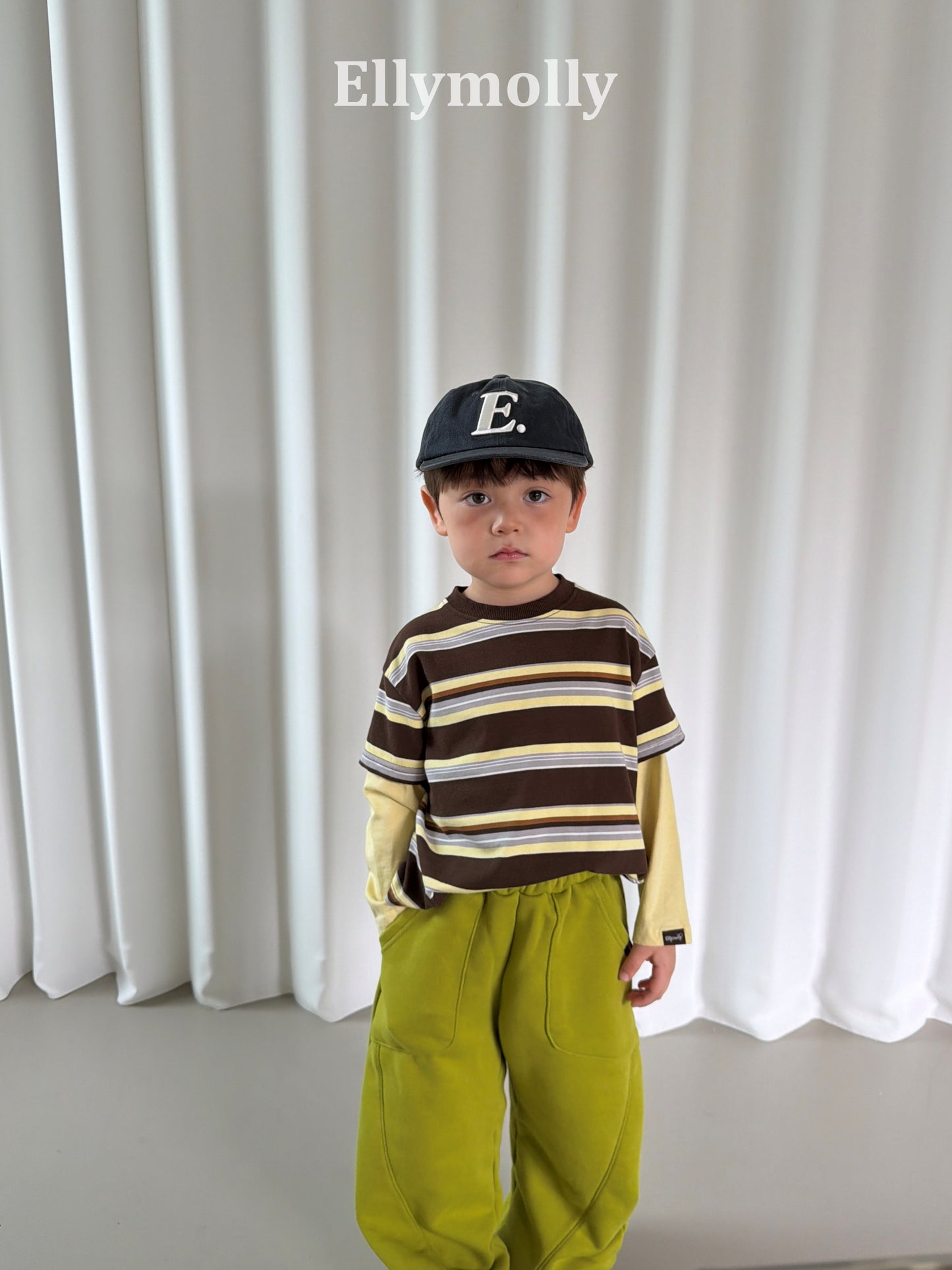 【PRE-ODER〆8.9(sun)】17.Campus Contrast T-Shirt | ellymolly