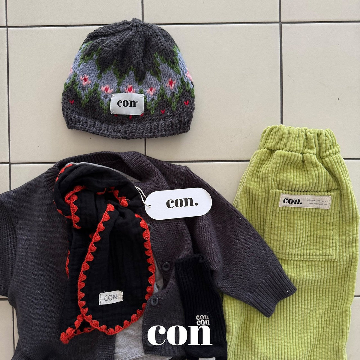 【秋のPRE-ODER 5%OFF】13.Everyday Muffler | CON