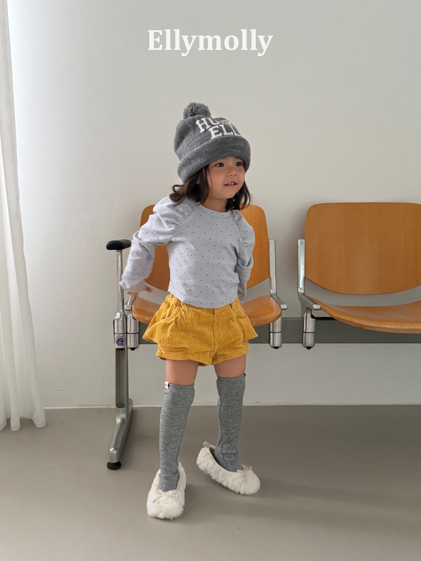【PRE-ODER〆8.9(sun)】68.Husky Pom-Pom Beanie | ellymolly