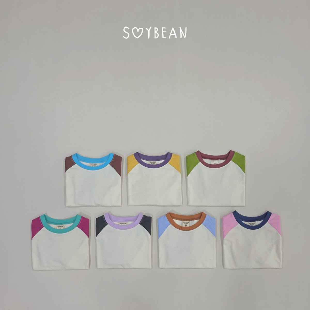 【秋のPRE-ODER 5%OFF】06.Color Raglan Tee (7 Colors)