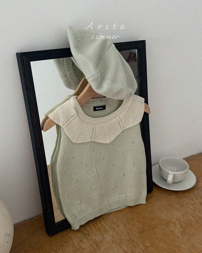 【PREORDER受付終了、ご希望はお問い合わせください。】23.Knit Frill T