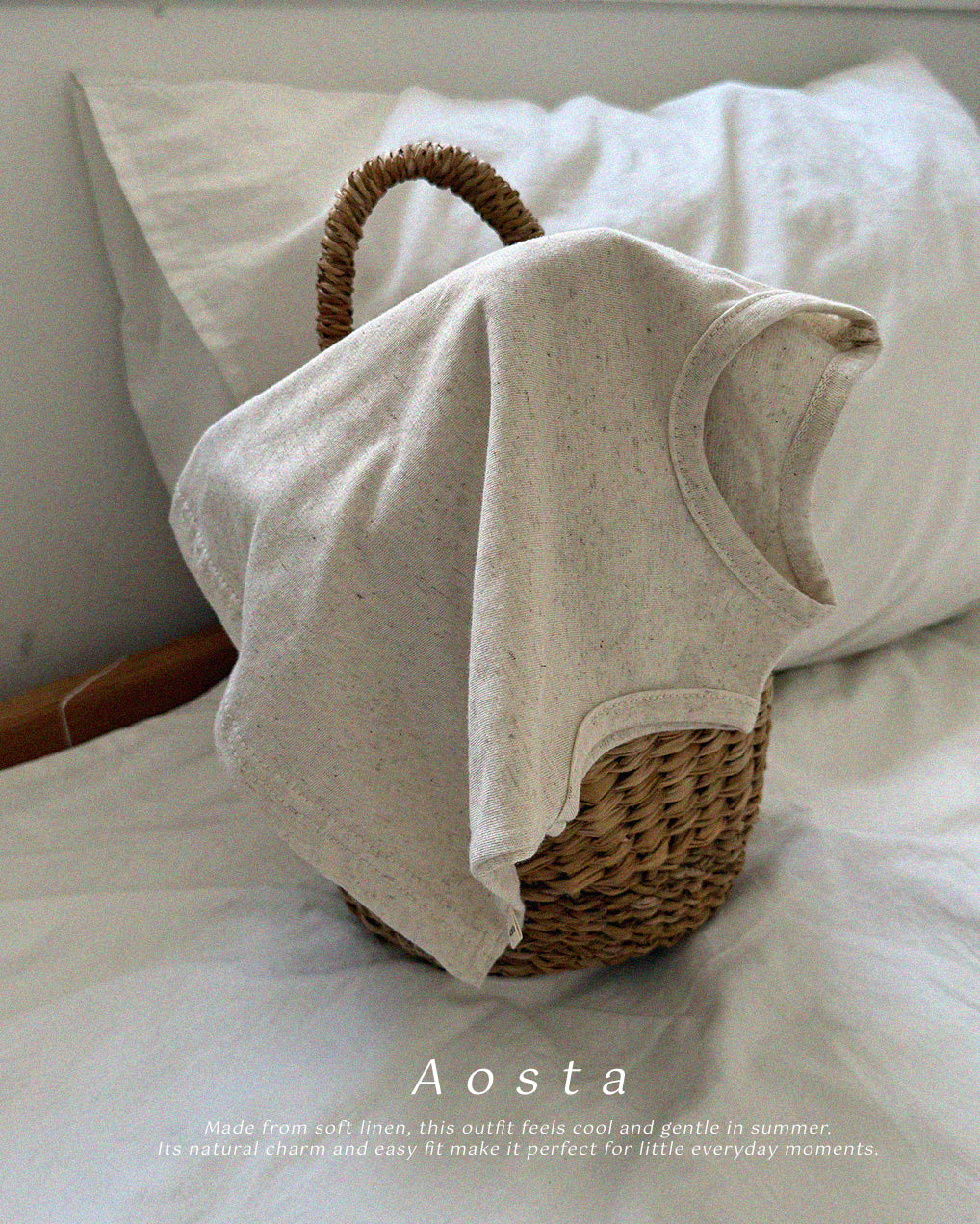 【PREORDER受付終了、ご希望はお問い合わせください。】37.Linen sleeveless T