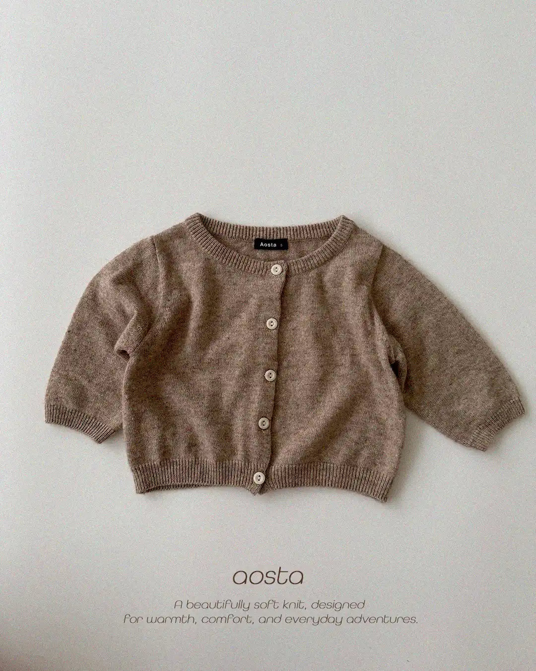 【秋のPRE-ODER 5%OFF】06.Knit Cashmere Cardigan