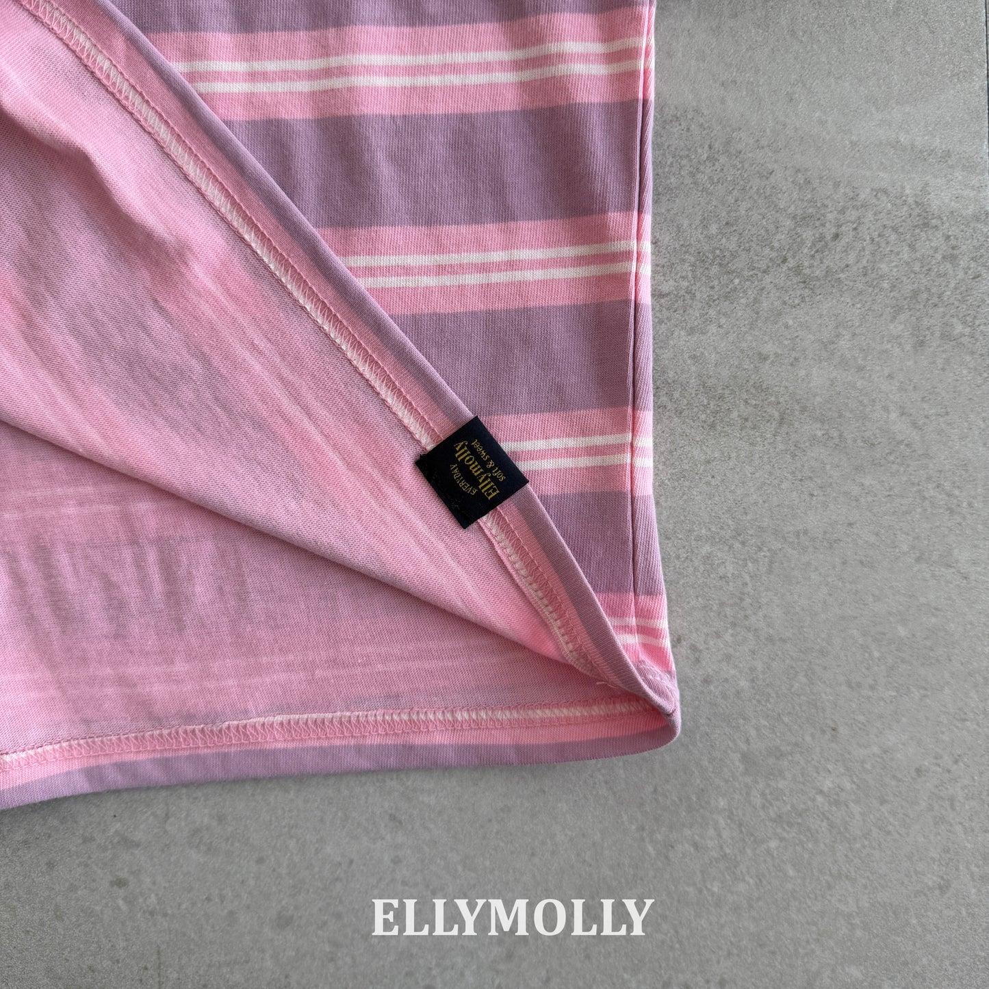 【PREORDER 4日間限定】3.Washed Stripe Box T-Shirt
