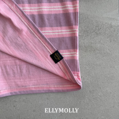 【PREORDER 4日間限定】3.Washed Stripe Box T-Shirt