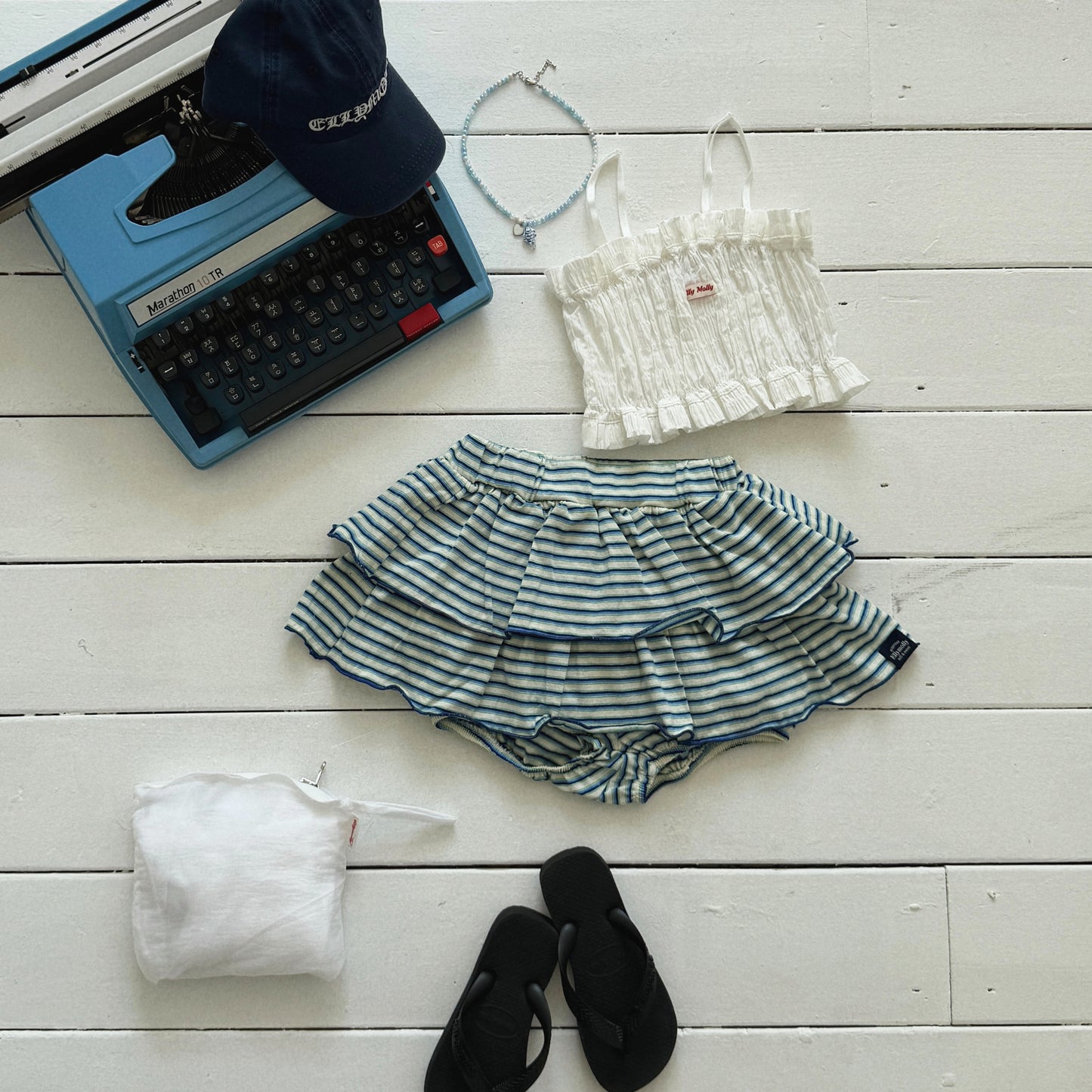 【期間限定 PRE-ODER】11.Rina Line skirt