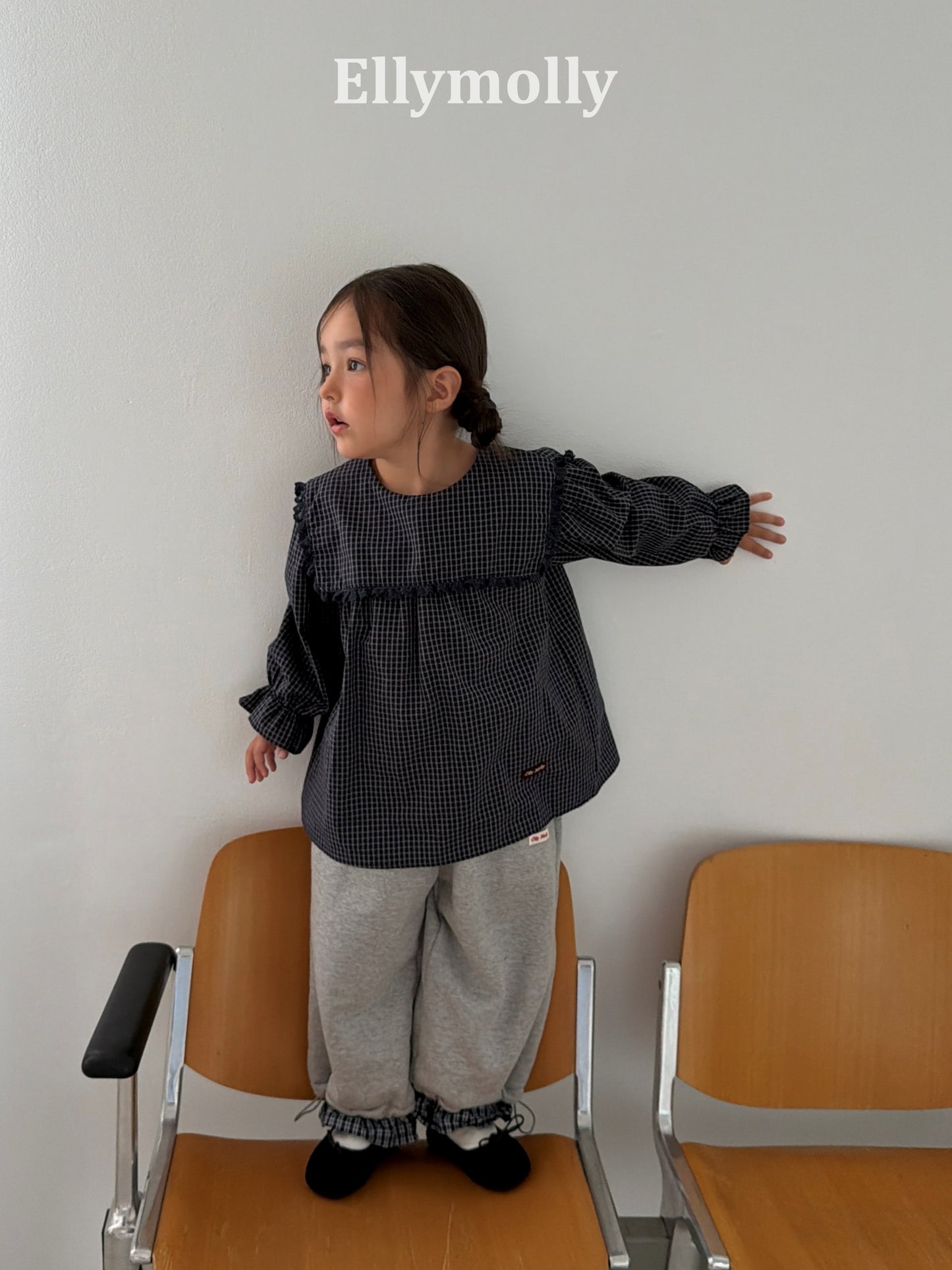 【PRE-ODER〆8.9(sun)】61.Musk Check Blouse | ellymolly