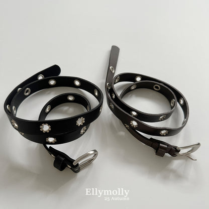 【PREORDER 4日間限定】19. Flower Stud Belt