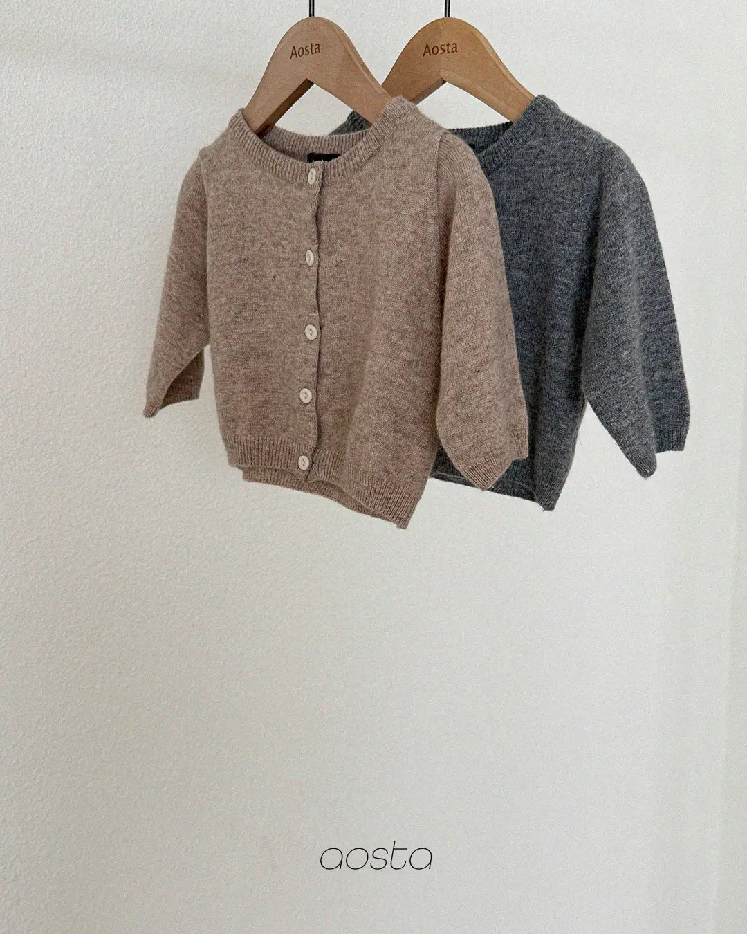 【秋のPRE-ODER 5%OFF】06.Knit Cashmere Cardigan