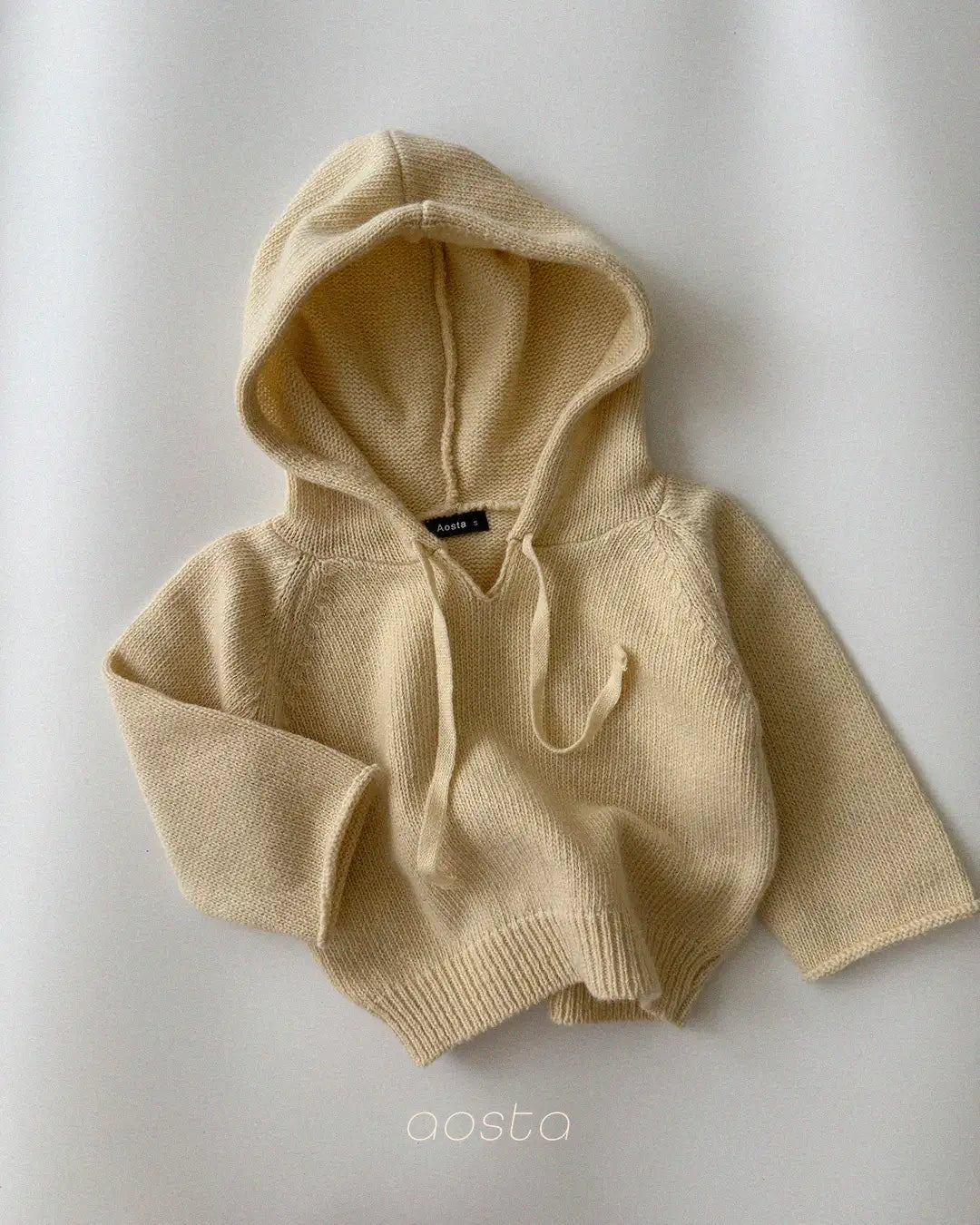 【秋のPRE-ODER 5%OFF】10.Knit Cookie Hoodie