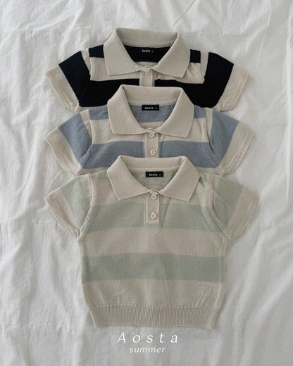 【PREORDER受付終了、ご希望はお問い合わせください。】22.Knit Collar T
