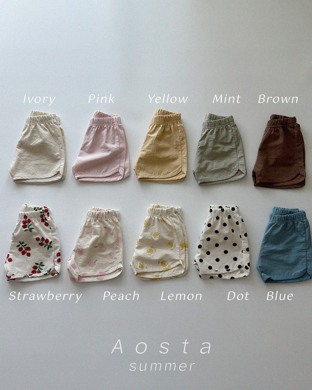 【PREORDER受付終了、ご希望はお問い合わせください。】50.Summer Short Pants