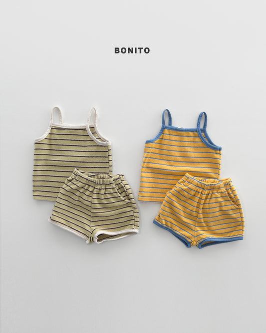 【期間限定 PRE-ODER】5.Bébé Terry Sleeveless Set