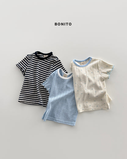 【PREORDER 4日間限定】47.bloom eyelet tee