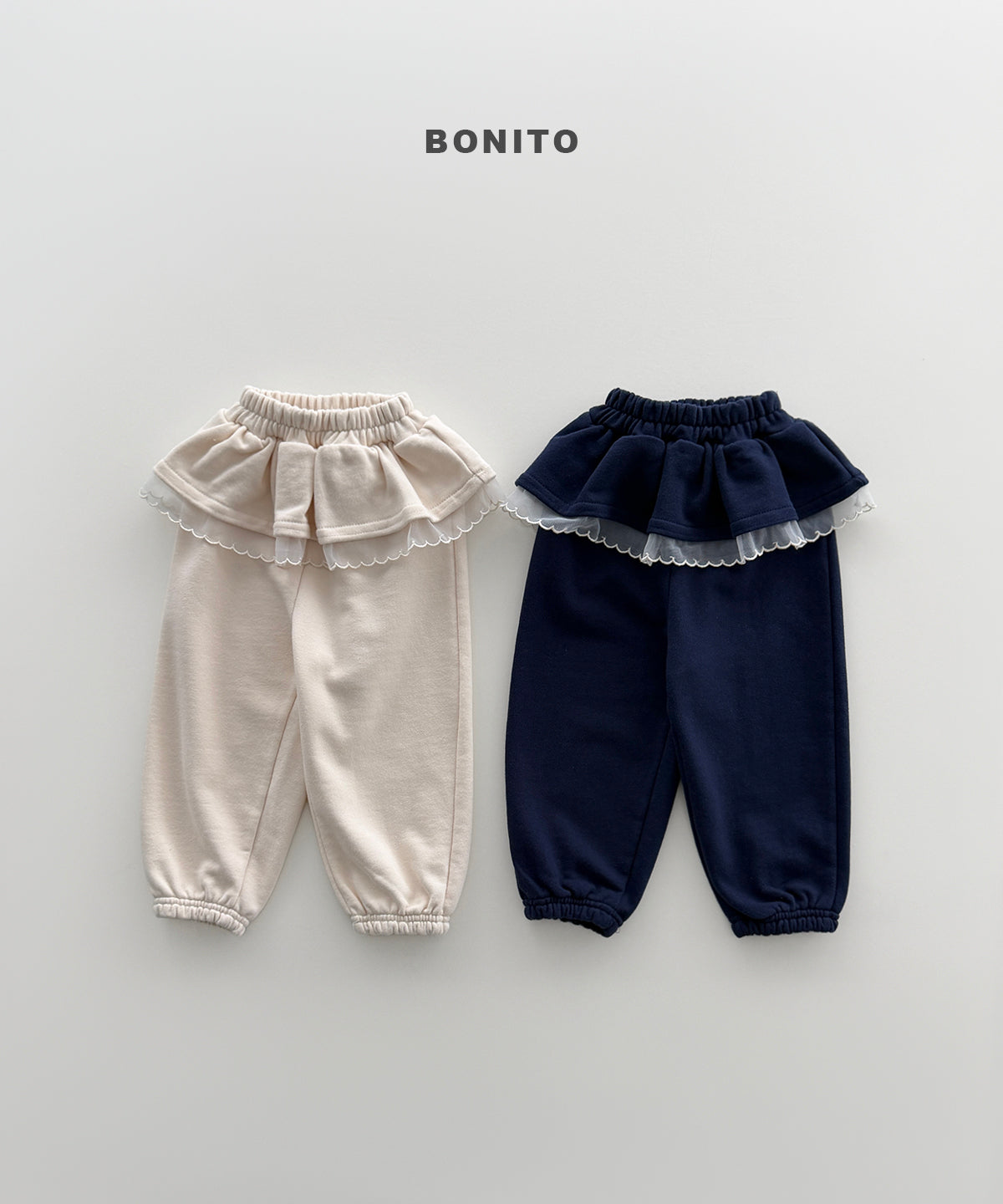 52.Sharp Frill Jogger Pants