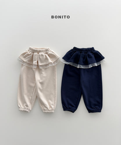 52.Sharp Frill Jogger Pants