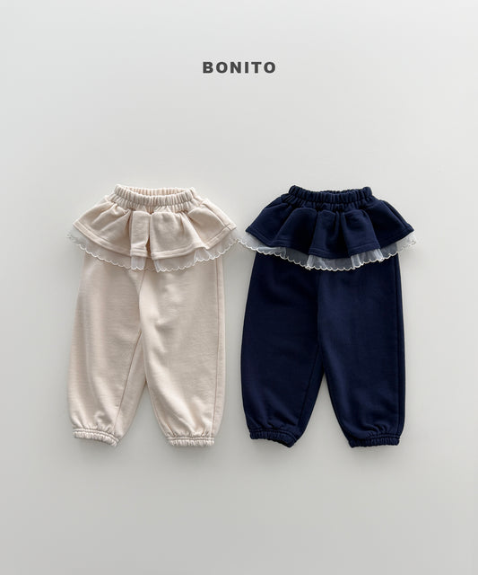 52.Sharp Frill Jogger Pants