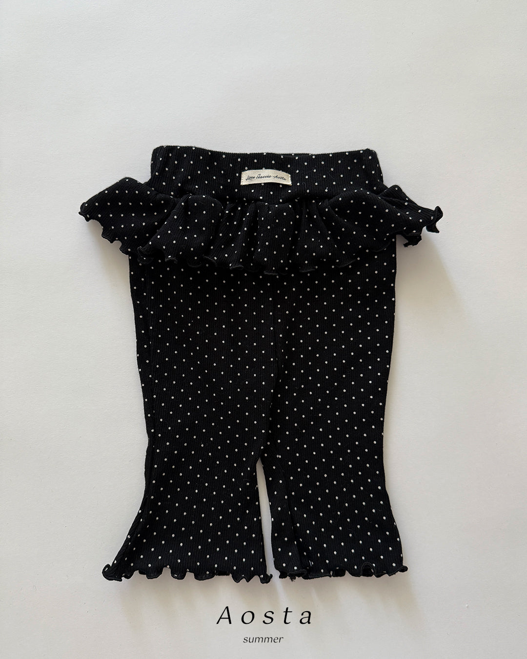 【PREORDER受付終了、ご希望はお問い合わせください。】65.Kiki Frill Pants