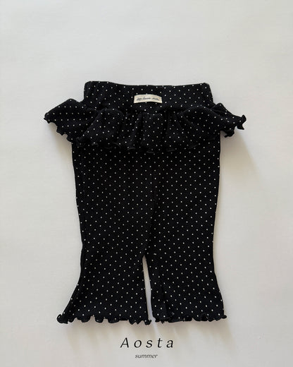 【PREORDER受付終了、ご希望はお問い合わせください。】65.Kiki Frill Pants