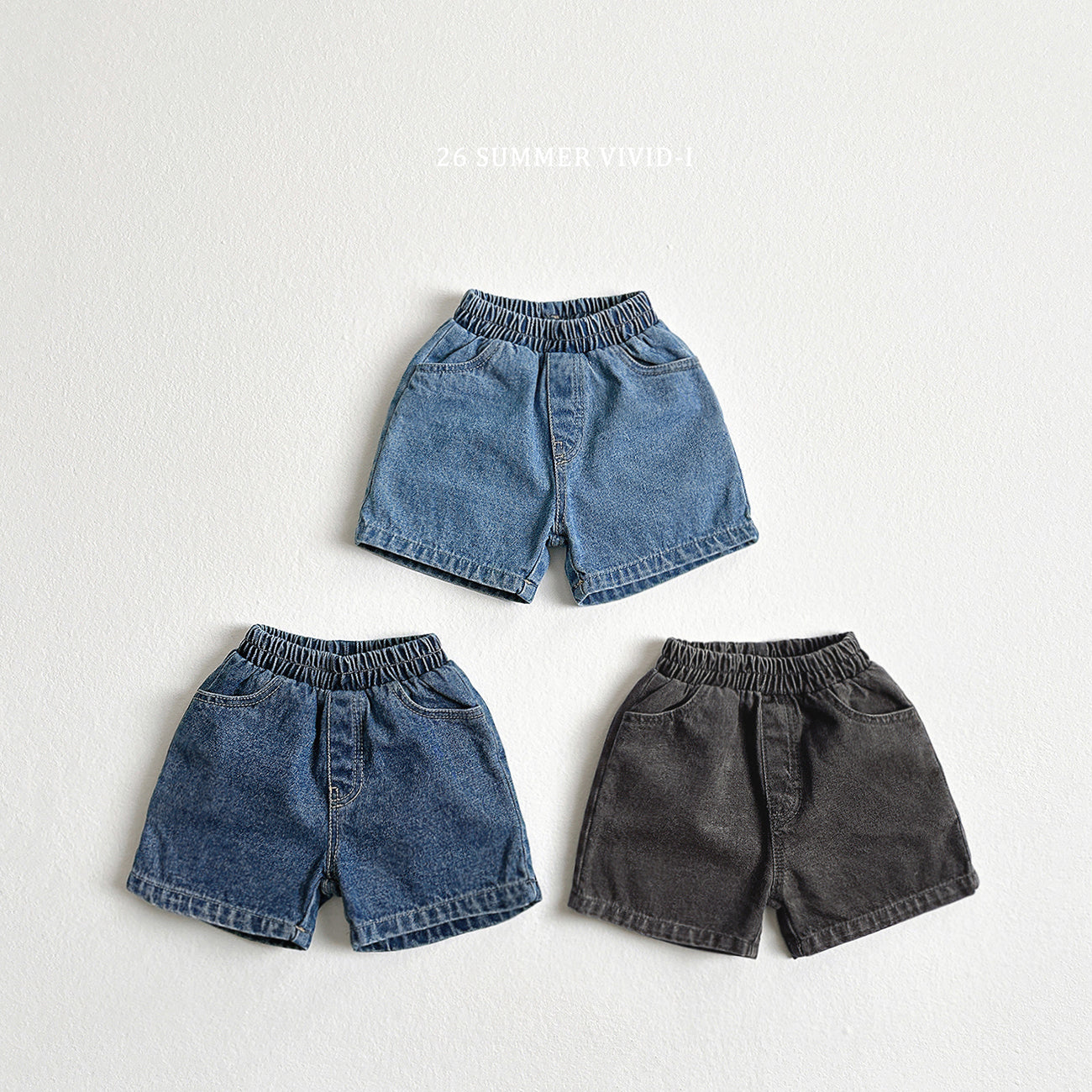 【PREORDER受付終了、ご希望はお問い合わせください。】10.Basic Denim Shorts