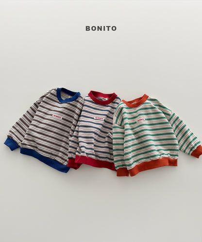 42.Feeling Stripe Sweatshirt