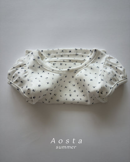 【PREORDER受付終了、ご希望はお問い合わせください。】56.Open Back Puff Blouse
