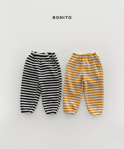29.Waffle Stripe Jogger Pants