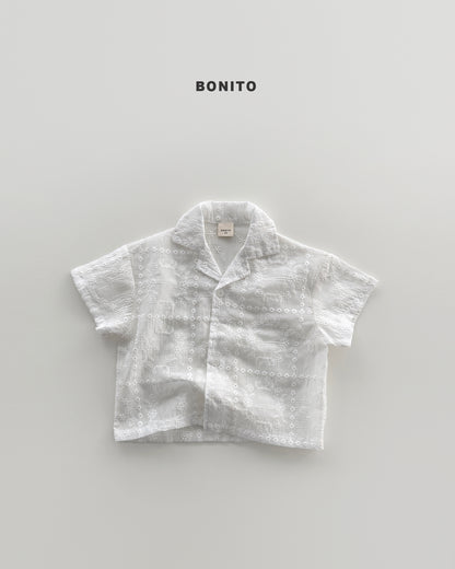 【PREORDER 4日間限定】41.see-through lace shirt