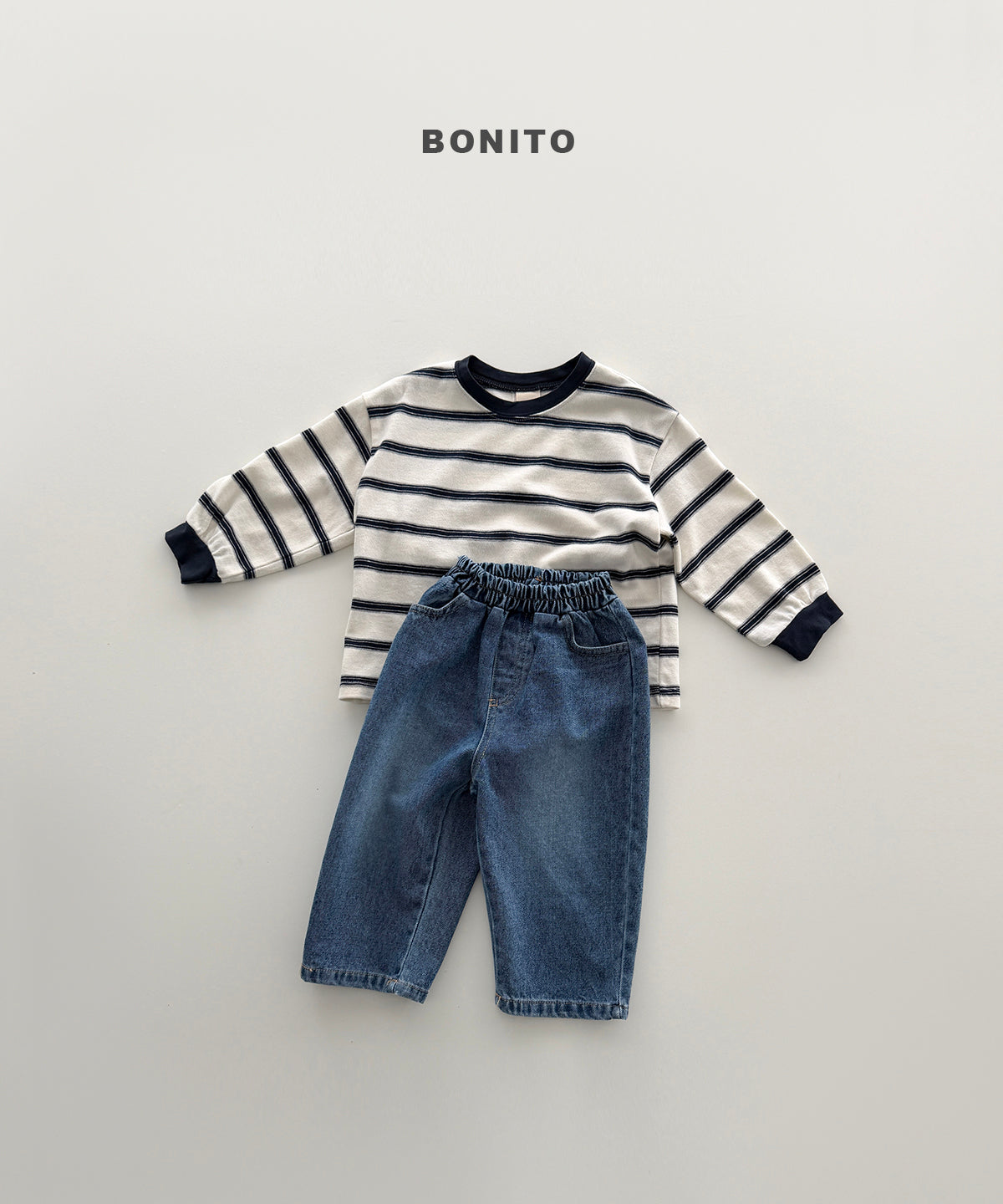 19.Haru Stripe Ribbed T-Shirt