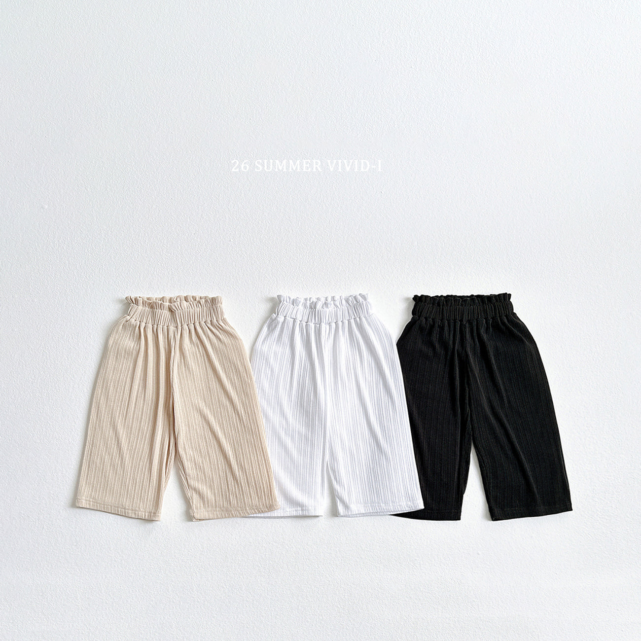 【PREORDER受付終了、ご希望はお問い合わせください。】24.Banding Pleats Wide Pants