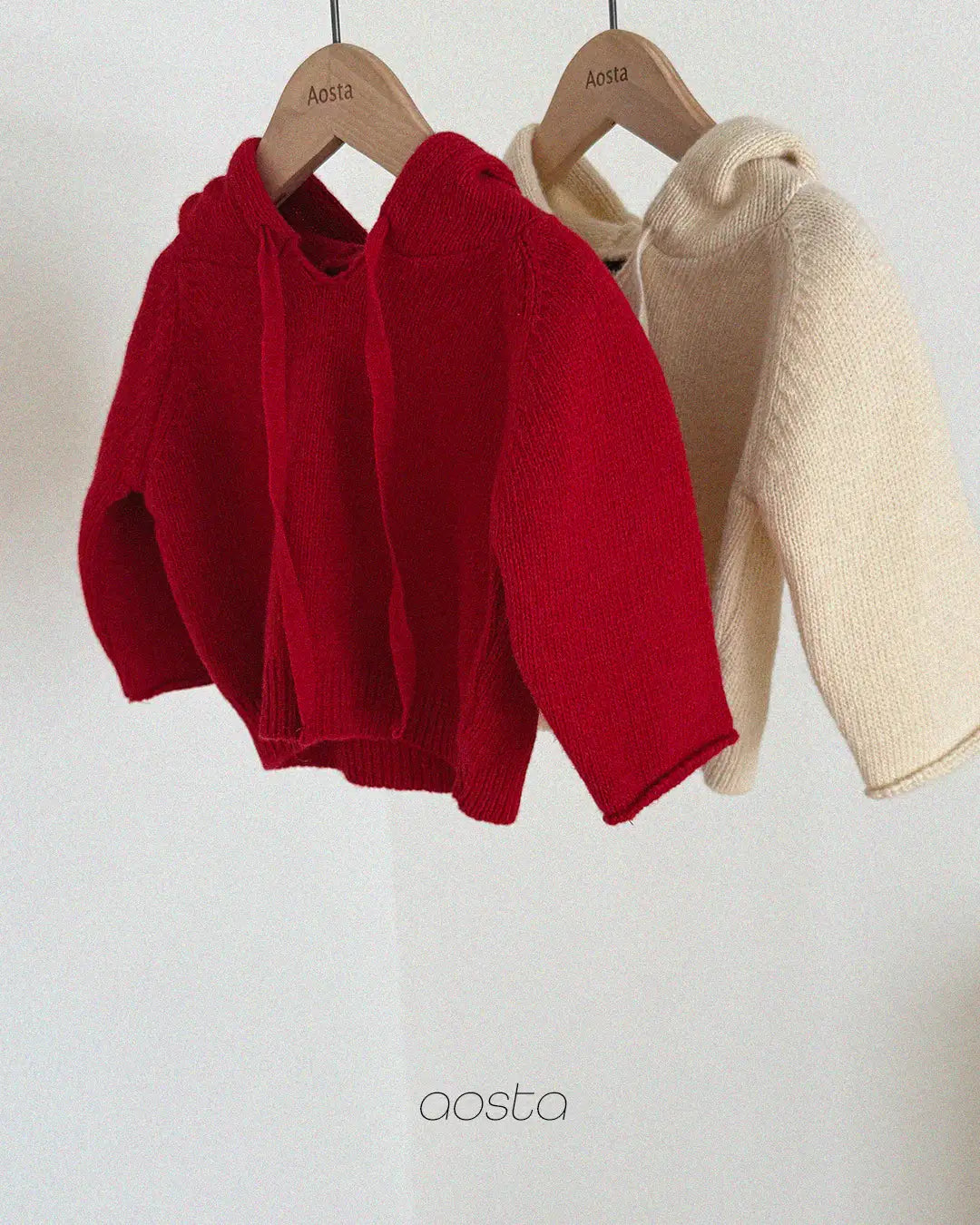 【秋のPRE-ODER 5%OFF】10.Knit Cookie Hoodie