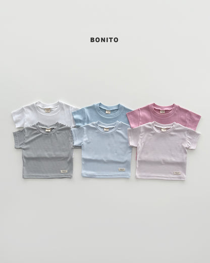【期間限定 PRE-ODER】1.Planning) Bébé 1+1 Ribbed Tee