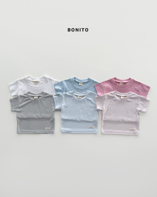 【期間限定 PRE-ODER】1.Planning) Bébé 1+1 Ribbed Tee