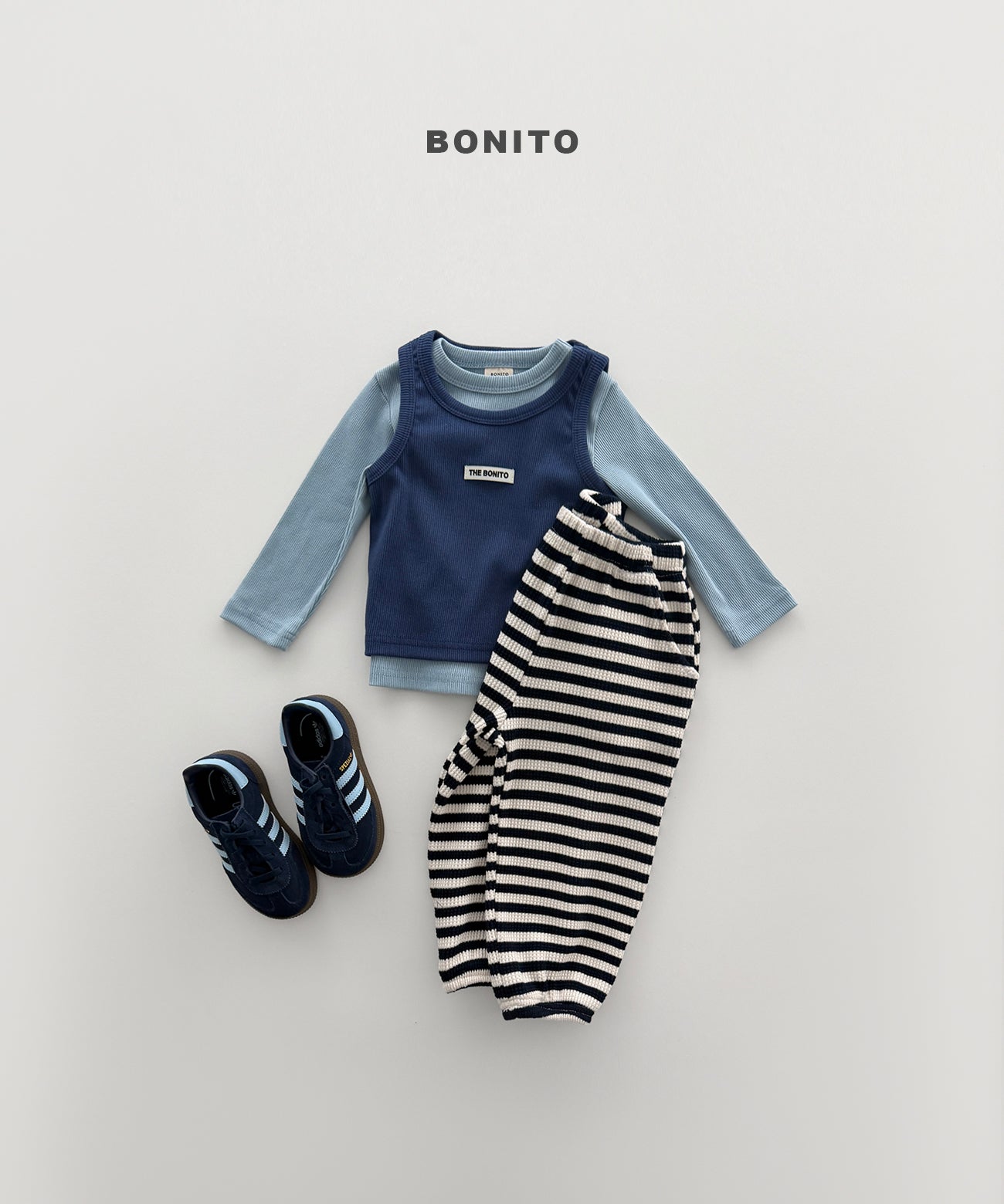 29.Waffle Stripe Jogger Pants