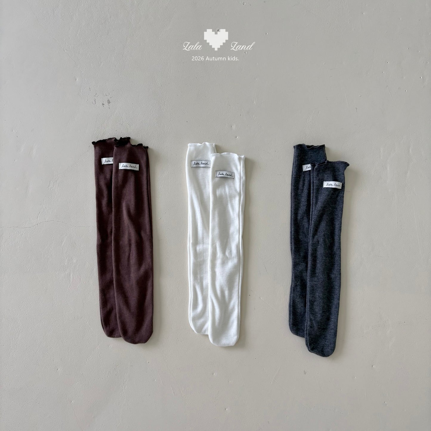 【PRE-ODER〆8.9(sun)】03.Knee-high Socks | lalaland