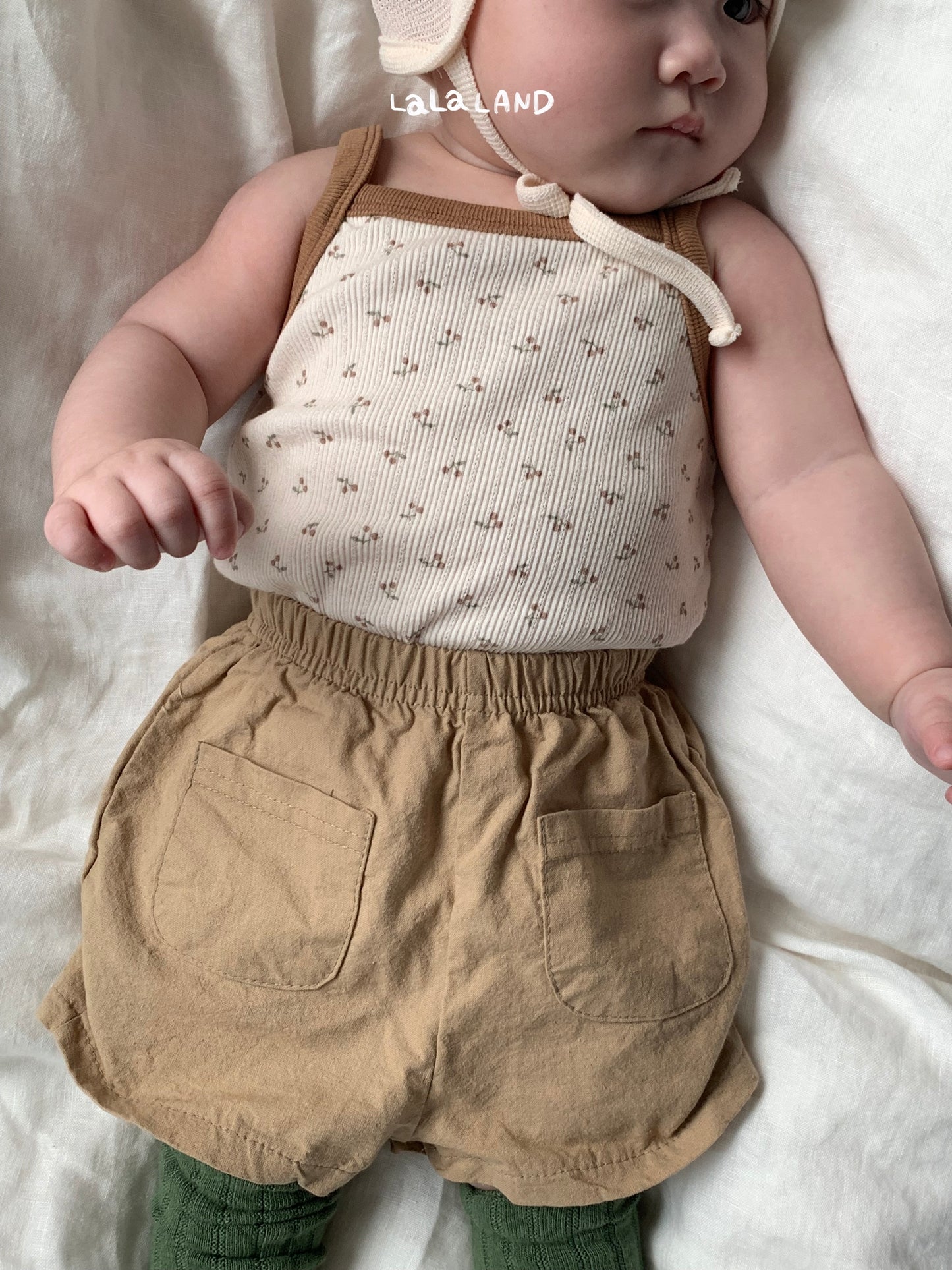 【PREORDER受付終了、ご希望はお問い合わせください。】41.Baby Pocket Cotton Shorts