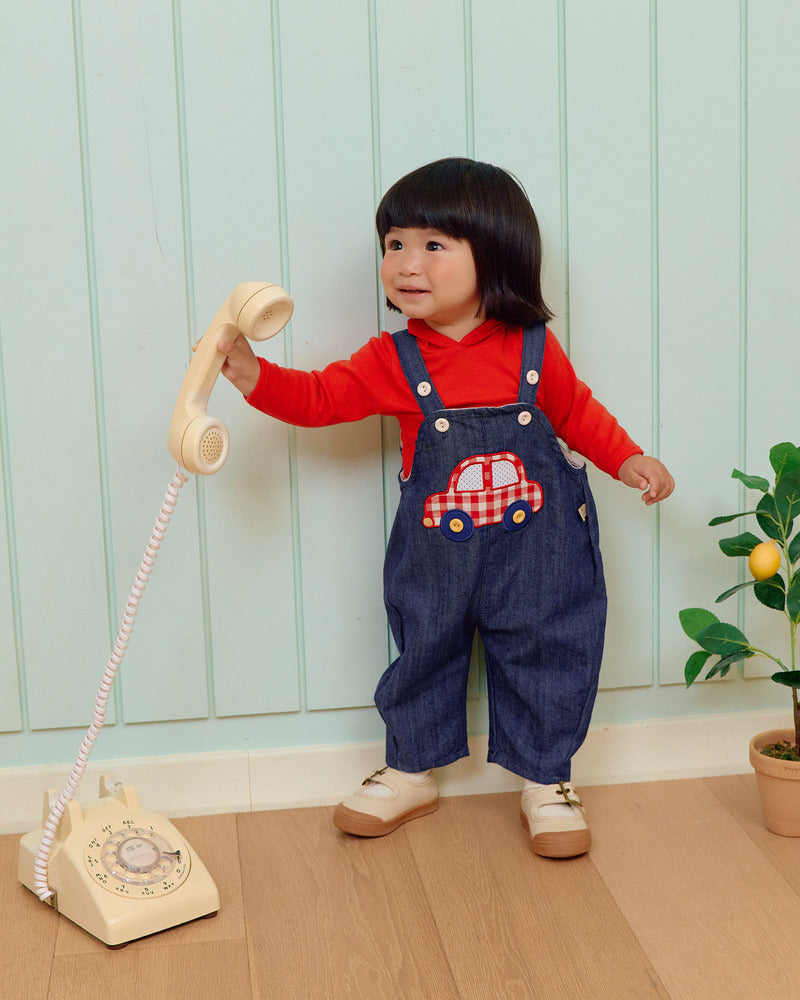 【PRE-ODER〆8.9(sun)】46.Vroom Vroom Denim Overalls | oottbebe