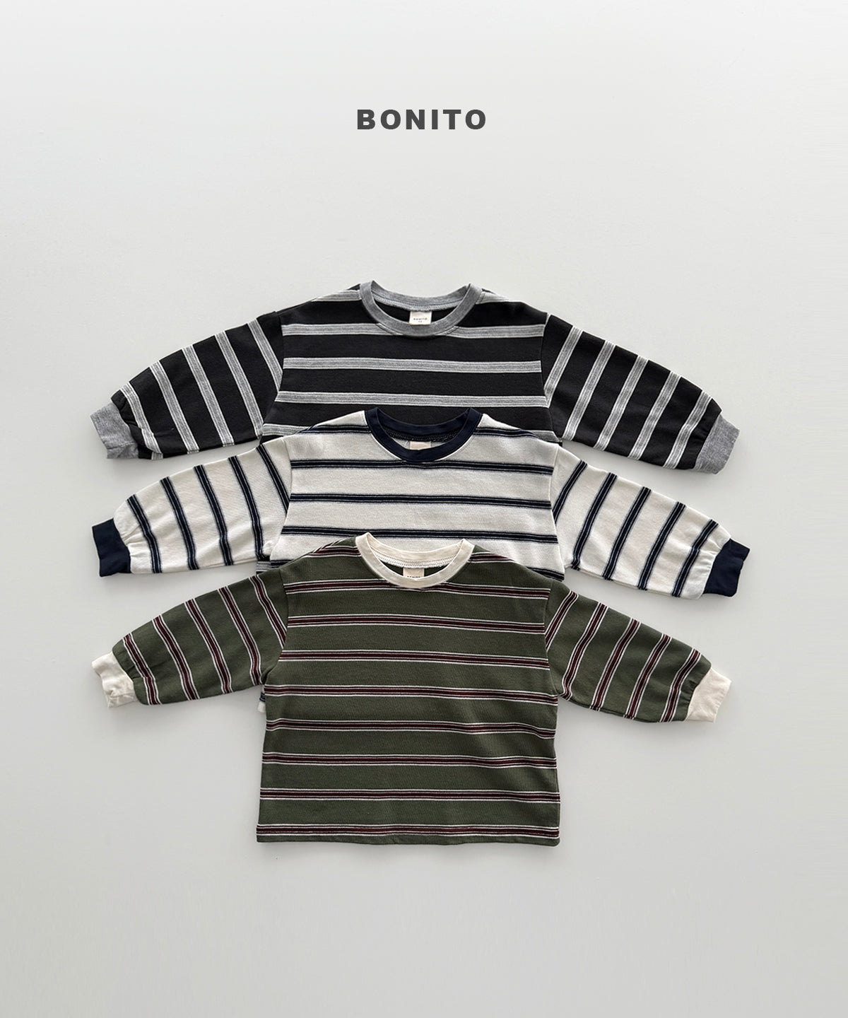 19.Haru Stripe Ribbed T-Shirt