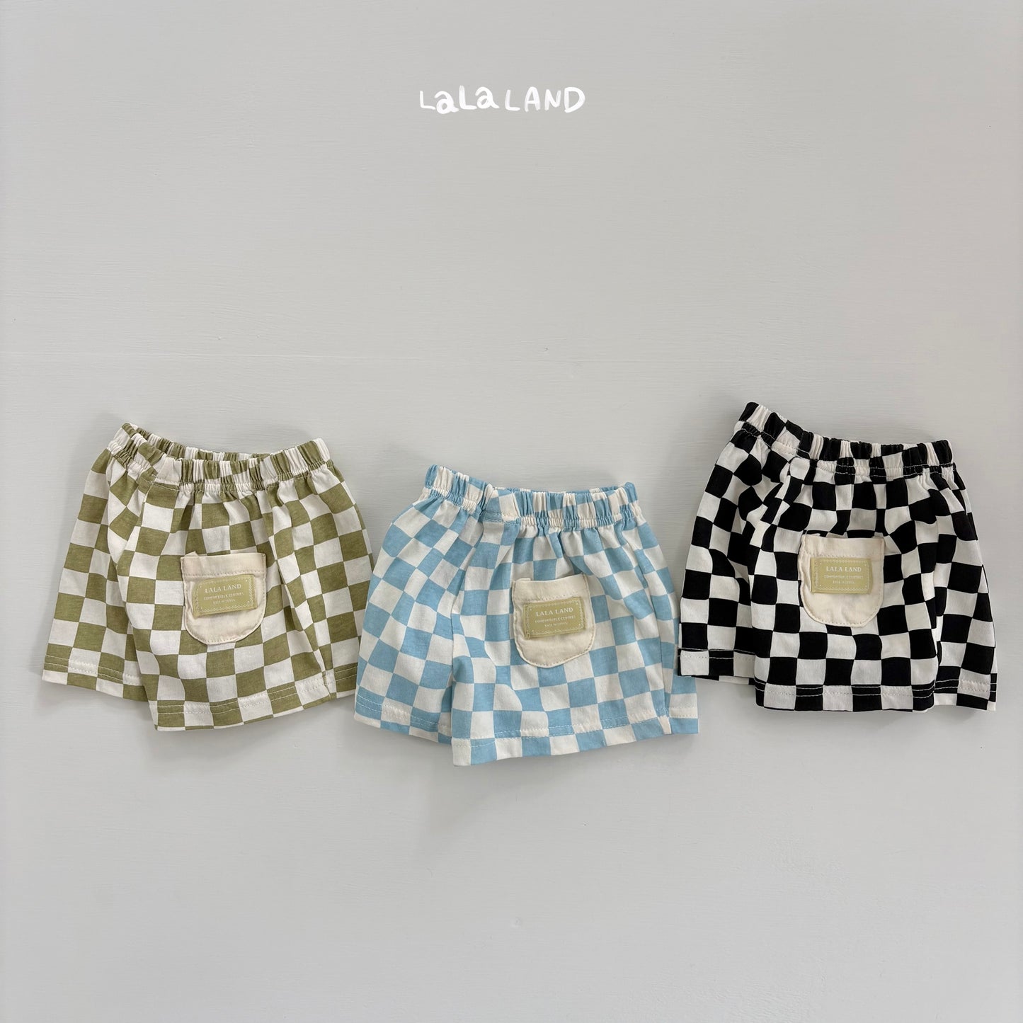 【PREORDER受付終了、ご希望はお問い合わせください。】37.Baby Checkerboard Shorts