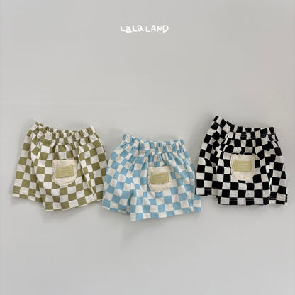 【PREORDER受付終了、ご希望はお問い合わせください。】37.Baby Checkerboard Shorts