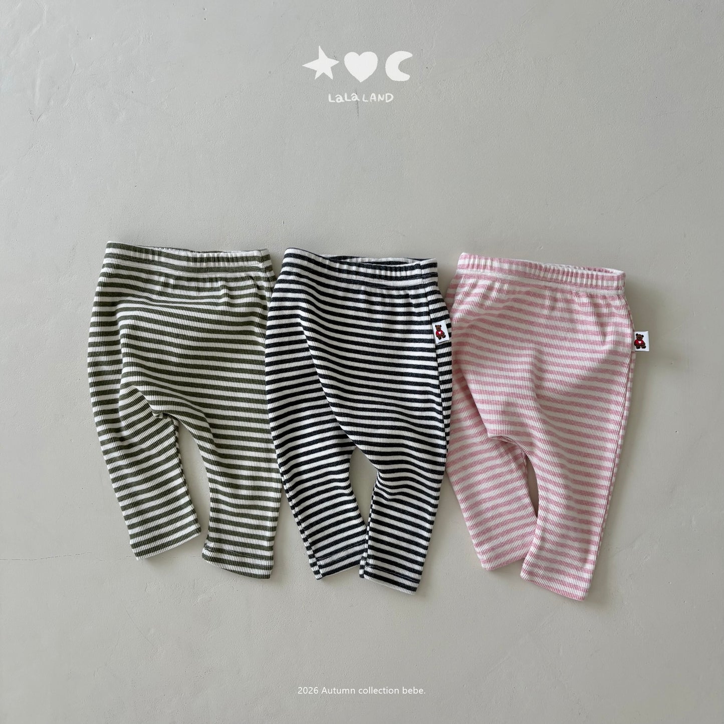 【PRE-ODER〆8.9(sun)】23.Stripe Leggings | lalaland