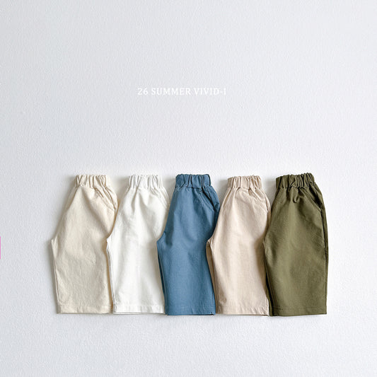 【PREORDER受付終了、ご希望はお問い合わせください。】8.[Set] 7分丈 Basic Cotton Pants