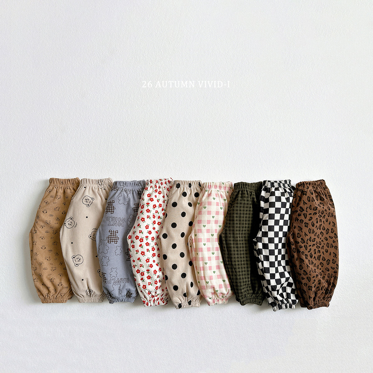 【秋のPRE-ODER 5%OFF】01.Corduroy Pattern Harem Pants