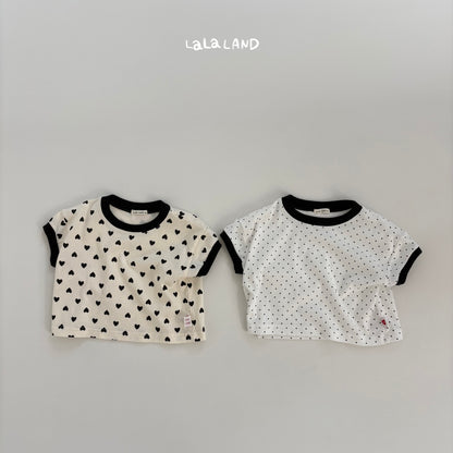 【PREORDER受付終了、ご希望はお問い合わせください。】31.Baby Heart Dot T-shirt