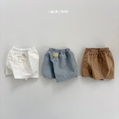 【PREORDER受付終了、ご希望はお問い合わせください。】41.Baby Pocket Cotton Shorts