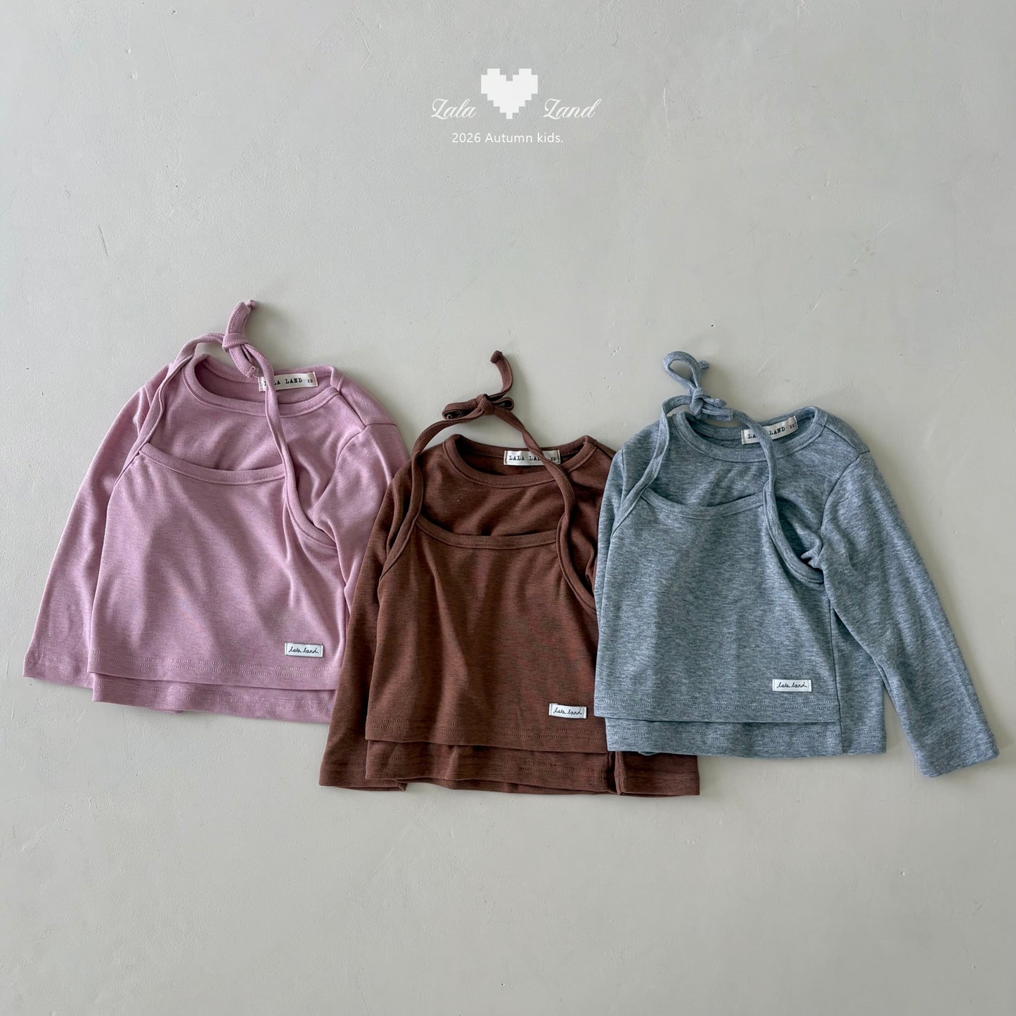 【PRE-ODER〆8.9(sun)】20.Halter Layered Tee | lalaland