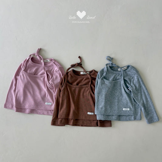 【PRE-ODER〆8.9(sun)】20.Halter Layered Tee | lalaland